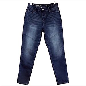 Laurie Felt Reprieve Girlfriend Mid Rise Skinny Jeans Mid Wash Size 4